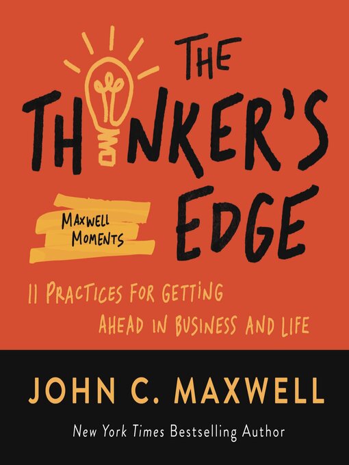 Title details for The Thinker's Edge by John C. Maxwell - Wait list